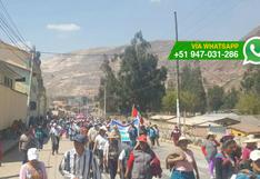 Cusco: bloquean acceso a Urubamba en segundo día de paro