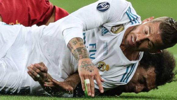 Un abogado egipcio inició acciones legales en contra de Sergio Ramos por lesionar a Mohamed Salah. Además pidió una suma millonaria de mil millones de euros como compensación. (Foto: Reuters)