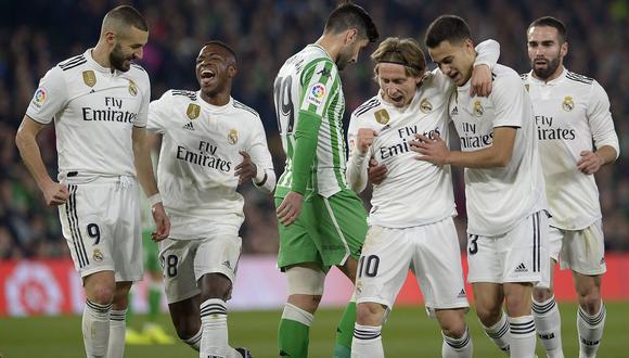 Real Madrid vs. Real Betis EN VIVO vía DirecTV Sports: con golazo de Modric ganan 1-0 por Liga | EN DIRECTO. (Foto: AFP)