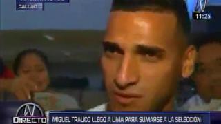Miguel Trauco: "Me siento bien futbolísticamente y estoy feliz de volver a la selección"