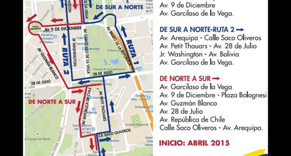 Plan de desvíos será probado este jueves 2 y viernes 3 de abril. (Foto: Agencia Andina)