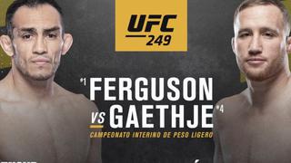 Khabib será reemplazado por Justin Gaethje y se medirá a Tony Ferguson en el UFC 249 del 18 de abril