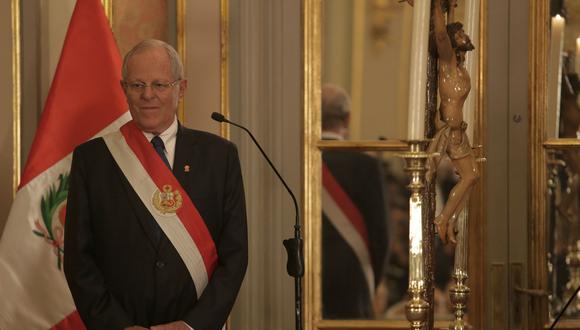 El presidente de la República, Pedro Pablo Kuczynski (PPK), ha rechazado haber realizado algún trabajo para Odebrecht. (Foto: El Comercio)