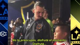 Zlatan Ibrahimovic y el breve diálogo con un niño que estaba nervioso | VIDEO