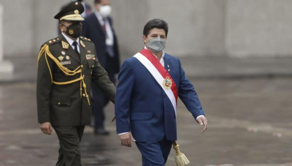 El presidente Pedro Castillo se dirigió al Congreso de la República para dar su mensaje a la nación por las Fiestas Patrias | Foto:  Anthony Niño de Guzmán/ @photo.gec