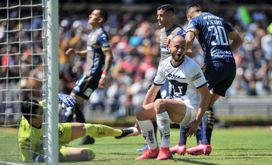 Estas fueron las mejores imágenes del duelo entre Pumas y Atlético San Luis | AFP / CLAUDIO CRUZ
