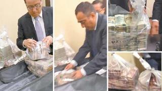 Montañas de dinero: AMLO muestra video de sobornos ligados a caso de corrupción que sacude a México