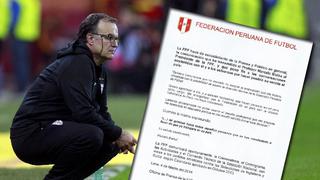 Marcelo Bielsa rechazó dirigir a la selección peruana