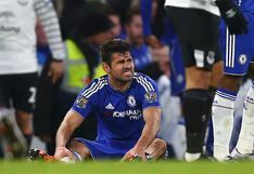 Diego Costa fue trasladado al hospital tras el empate del Chelsea