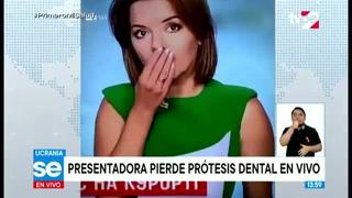 Presentadora pierde prótesis dental durante transmisión en vivo