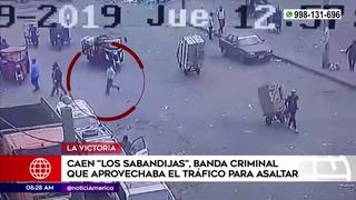 Capturan a “Los sabandijas” que asaltaban aprovechando el tráfico en La Victoria