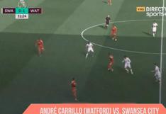 André Carrillo: así fue el gol que le anularon con el Watford tras hacer una jugada "maradoniana"