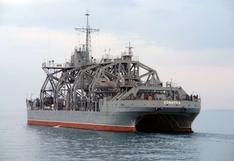 Ucrania afirma haber atacado un barco ruso en Crimea anexada