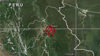 Ucayali: sismo de magnitud 4.6 se registró en la provincia de Coronel Portillo
