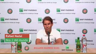 Nadal: “Es un sueño volver a jugar una final de Roland Garros”