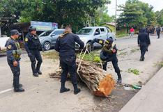 Ucayali: Policía y Marina de Guerra liberan 6 puntos de carretera Federico Basadre