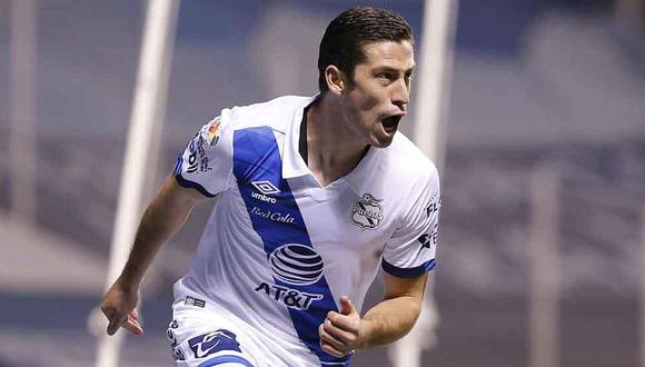 Santiago Ormeño es jugador de Puebla desde esta temporada. (Foto: Agencias)