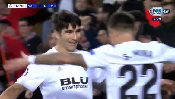 Valencia vence a Manchester United gracias a este gol de Carlos Soler en Mestalla por la sexta fecha del grupo H de la Champions League. (Video: Fox Sports 2)