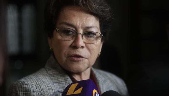 La congresista Gladys Echaíz se mostró a favor de la censura del presidente del Parlamento, Alejandro Soto. (Foto: César Campos/@photo.gec)