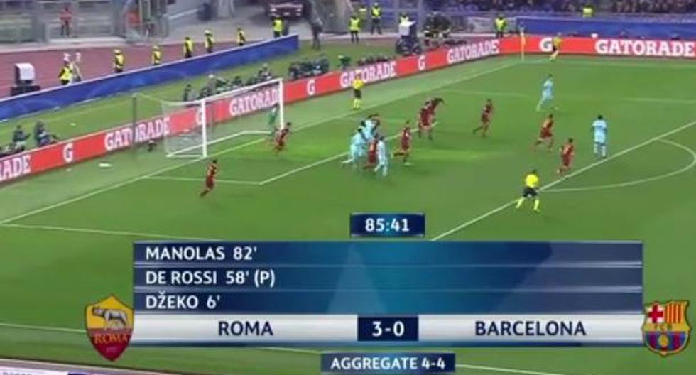 Imperdible narración de la prensa italiana del partido entre Roma y Barcelona. (Video: YouTube)