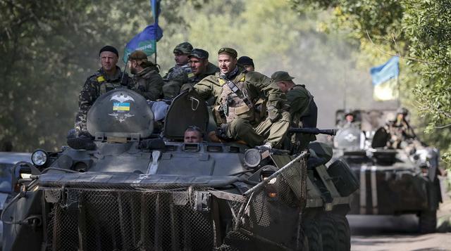 Ucranianos y prorrusos horas antes de firmar el alto el fuego - 1