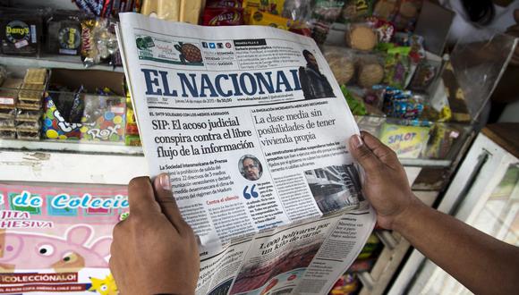 Venezuela: El histórico diario "El Nacional" dejará de circular en su edición impresa. (Reuters).