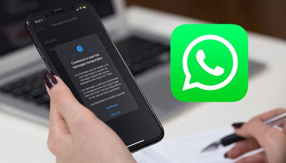 De esta manera podrás activar los mensajes que desaparecen en una semana en WhatsApp. (Foto: Mockup)