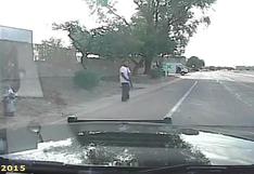 YouTube: Un policía atropella a un delincuente en EE.UU (VIDEO)