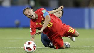 Eden Hazard fue liberado de la selección belga por lesión