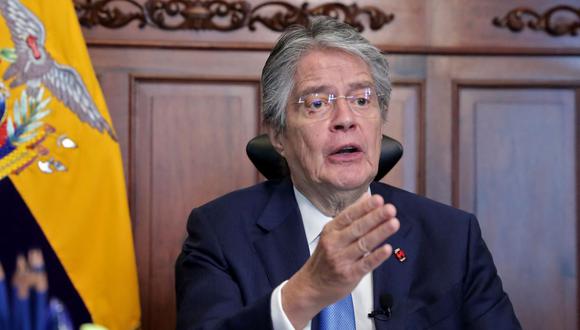 El presidente de Ecuador Guillermo Lasso. (BOLIVAR PARRA / ECUADORIAN PRESIDENCY / AFP).