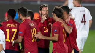 España derrotó 1-0 a Suiza con gol de Oyarzabal y sigue como líder en su grupo de la Liga de Naciones [VIDEO]
