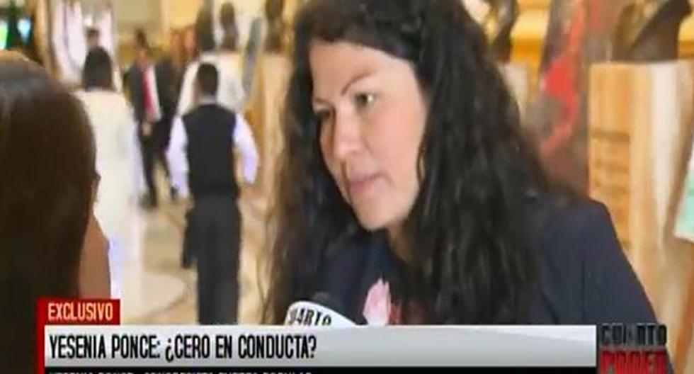 Congresista Yesenia Ponce pagó a director de colegio que emitió certificados falsos. (América TV)