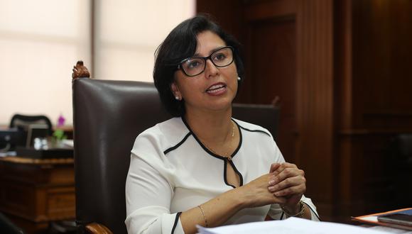 Sylvia Cáceres, ministra de Trabajo y Promoción del Empleo. (Foto: GEC)
