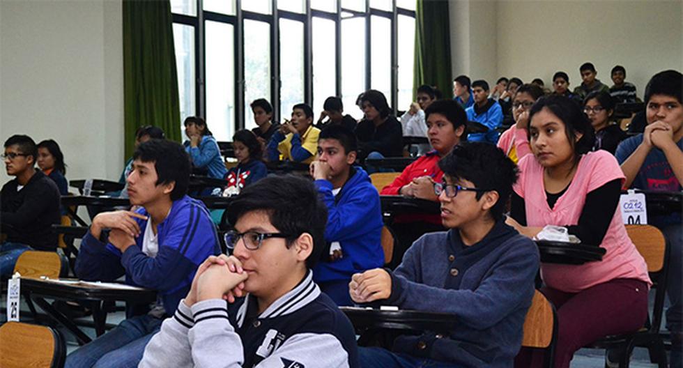 Aquí te presentamos 10 preguntas de los recientes exámenes de admisión de la UNMSM, en el 466 aniversario de fundación de dicha casa de estudios. (Foto: Agencia Andina)