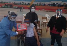 Cajamarca: hombre de 99 años recibe primera vacuna contra el coronavirus en Celendín