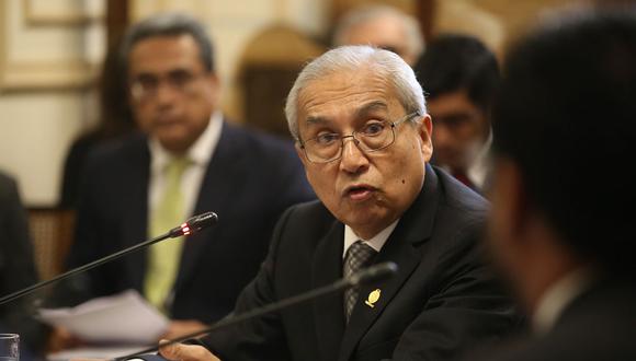 El ex fiscal de la Nación, Pedro Chávarry, ha negado cualquier participación en el ingreso de su ex asesora a las oficinas que lacró José Domingo Përez. (Foto: GEC)