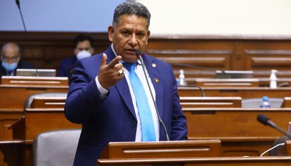 Esdras Medina es militante de Renovación Popular desde setiembre del 2020. (Foto: Congreso)