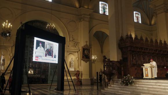 La Histórica ceremonia religiosa fue oficiada en la Catedral de Lima por el arzobispo de Lima, Carlos Castillo. (Foto: Presidencia del Perú)