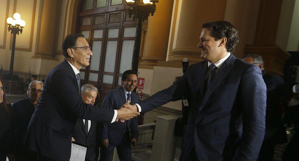 Daniel Salaverry criticó a Martín Vizcarra por visitar el Parlamento de forma \"innecesaria\". (Foto: GEC)