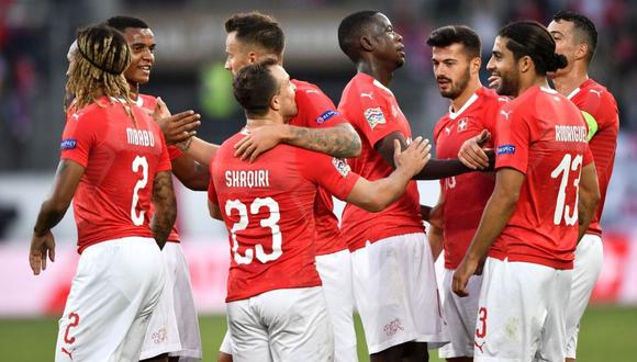 Suiza aplastó 6-0 a Islandia por la UEFA Nations League 2018. (Foto: AFP)