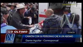 Cusco: camión vuelca y deja más de 30 heridos