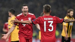 Bayern Múnich derrotó 2-0 al AEK Atenas y levantó cabeza en la Champions League