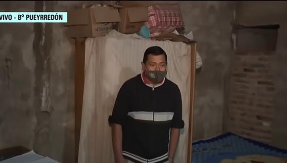 Alejandro vive con sus 5 hijos en la extrema pobreza. (Captura de video).