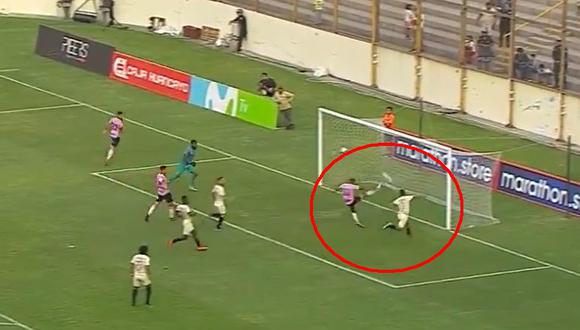 Universitario vs. Boys EN VIVO: Hohberg marcó golazo para el 3-0 tras gran jugada colectiva | VIDEO. (Video: Gol Perú / Foto: Captura de pantalla)
