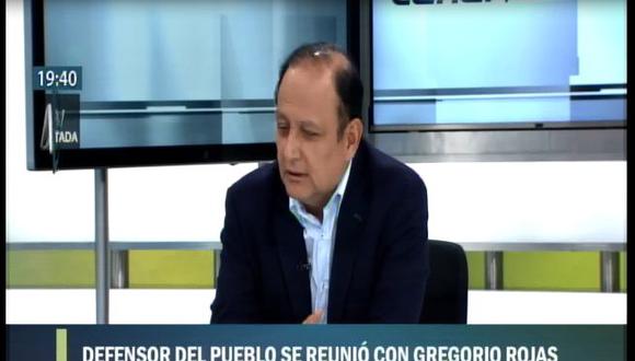 Gutiérrez señaló que durante la reunión con Gregorio Rojas se buscó restablecer el diálogo.(Foto: Captura Canal N)