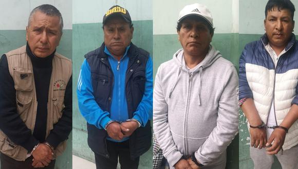 Según la Municipalidad de La Victoria, los cuatro presuntos extorsionadores fueron trasladados a la comisaria de Apolo.  (Foto: Municipalidad de La Victoria)