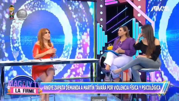 Angye Zapata denunció a Martín Távara por violencia física y psicológica y presenta nueva prueba. (Foto: Captura)