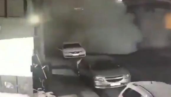 El impactante video del inesperado derrumbe de un edificio de ocho pisos en Argentina. Foto: Captura de video