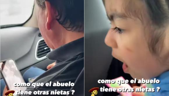 Niña se entera que no es la única nieta de su abuelo y su reacción se hace viral | VIDEO (Foto: Instagram/Holdyuh13).