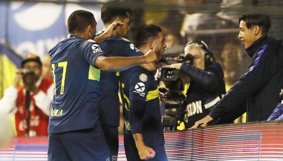 Con goles de Zárate, Nández y Villa, Boca Juniors derrotó en La Bombonera a San Lorenzo en el partido más atractivo de la jornada 21 de la Superliga. (Foto: Twitter Boca)